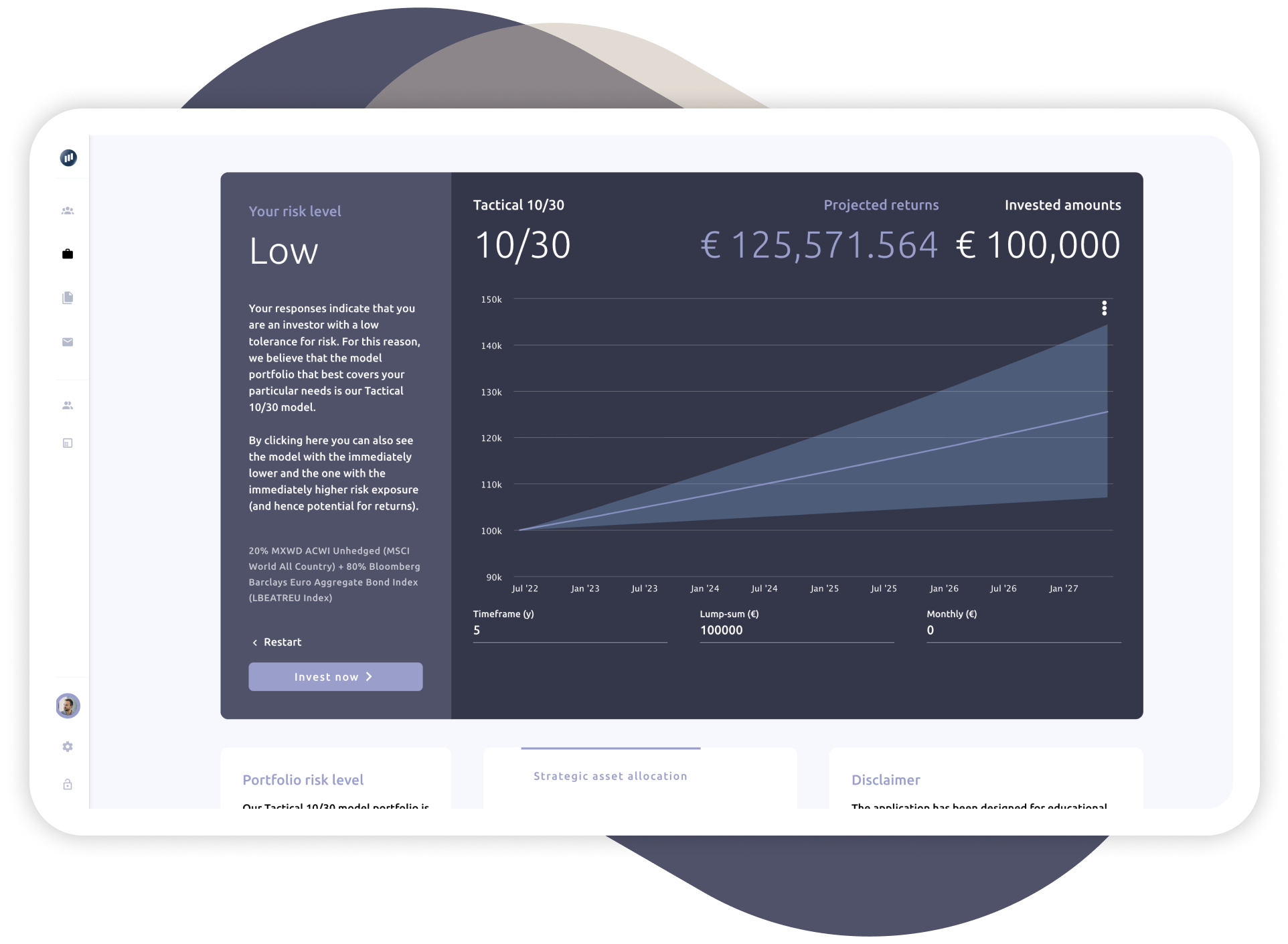 Iolcus wealth management client portal