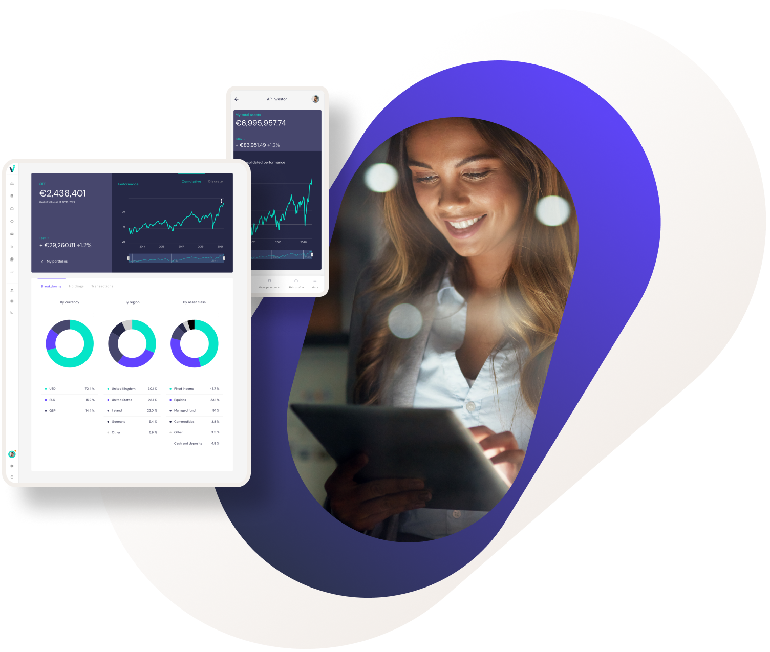 Invessed client portal graphic